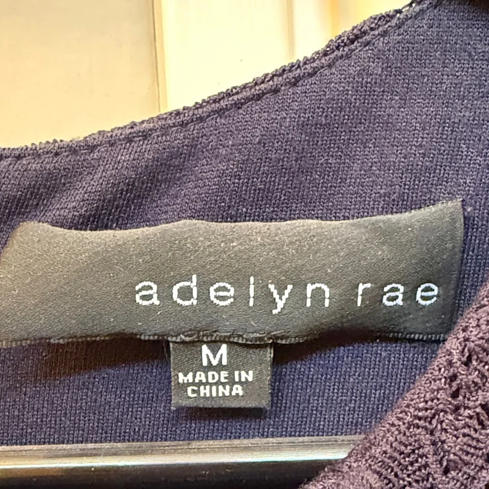 Adelyn Rae Navy Ruffle Dress - Picture 2 of 6